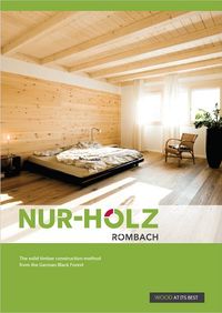 NUR-HOLZ Prospekt englisch