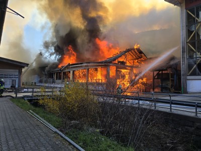 Brand in unserer Produktion Brand in unserer Produktion