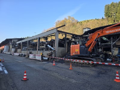 Brand in unserer Produktion Brand in unserer Produktion